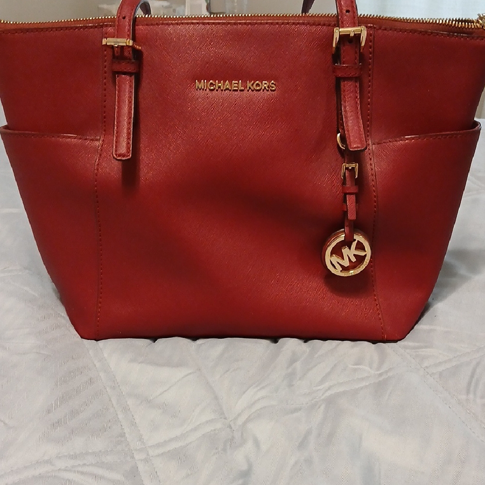 Michael Kors Cherry Red Tote